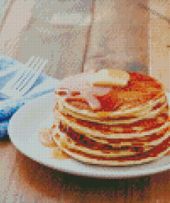 Pancakes Breakfast Diamond Painting