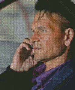 Patrick Swayze Side Profile Diamond Painting