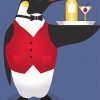 Penguin Waiter Diamond Painting