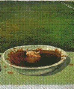 Pig Dish Michael Sowa Diamond Painting