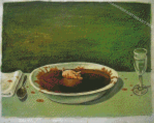 Pig Dish Michael Sowa Diamond Painting