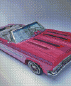 Pink Low Rider Car Diamond Painting