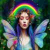 Rainbow Butterfly Fairy Diamond Painting