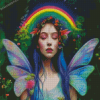 Rainbow Butterfly Fairy Diamond Painting