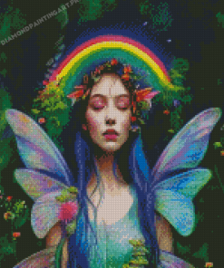 Rainbow Butterfly Fairy Diamond Painting