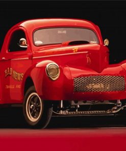 Red Gasser Diamond Painting