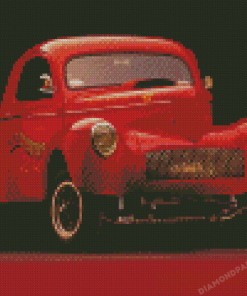 Red Gasser Diamond Painting