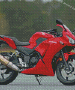 Red Honda CB300R Diamond Painting