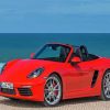 Red Porsche Boxster Diamond Painting