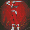 Red Ranger Cartoon Diamond Painting