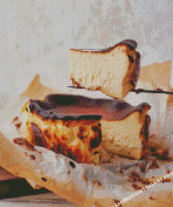 San Sebastian Cheesecake Diamond Painting