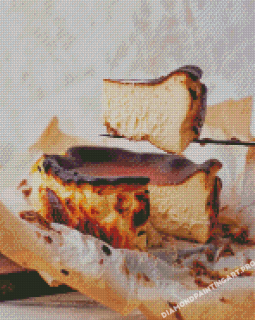 San Sebastian Cheesecake Diamond Painting