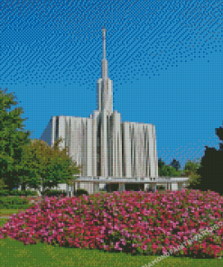 Seattle Washington Temple Diamond Painting