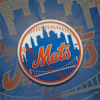 Shining New York Mets Logo Diamond Painting