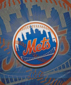 Shining New York Mets Logo Diamond Painting