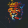 The Smoking Lion Diamond Painting