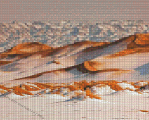 Snowy Desert Winter Diamond Painting