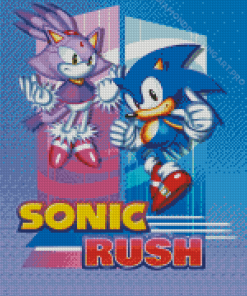 Sonic Rush Poster Diamond Painting