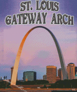 St Louis Arch Poster Diamond Painting