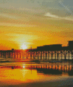 Sunset At Daytona Beach Diamond Painting