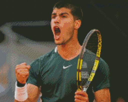 Tennis Player Alcaraz Diamond Painting