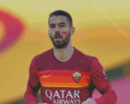 The Footballer Spinazzola Leonardo Diamond Painting