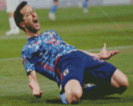 The Footballer Maya Yoshida Diamond Painting