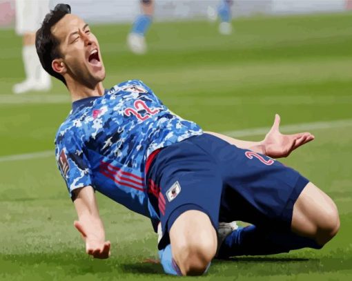 The Footballer Maya Yoshida Diamond Painting