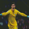 The Goalkeeper Thibaut Courtois Diamond Painting