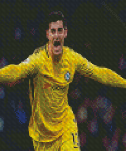 The Goalkeeper Thibaut Courtois Diamond Painting