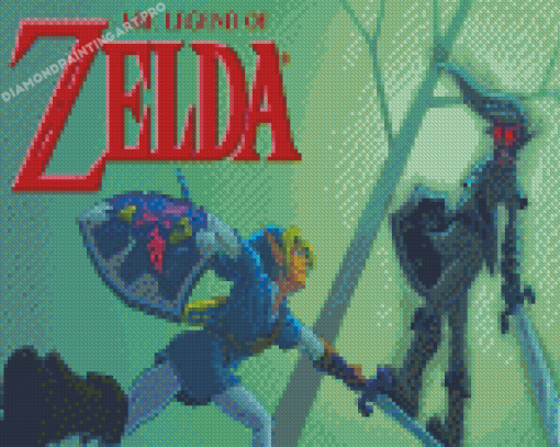 The Legend Of Zelda Dark Link Diamond Painting