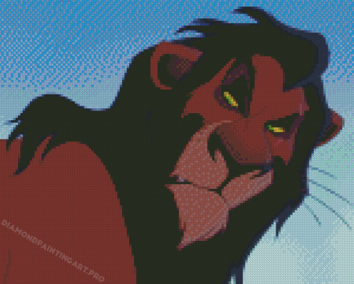 The Lion King Scar Diamond Painting