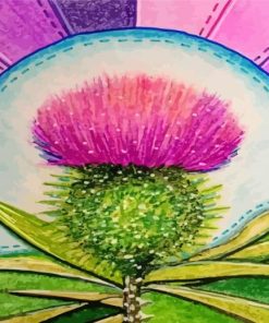 Thistle Diamond Painting