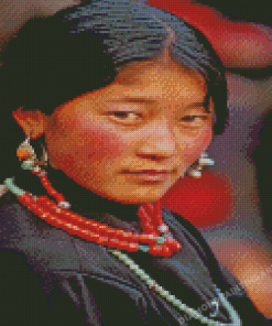 Tibet Girl Diamond Painting