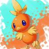 Torchic Pokemon Anime Diamond Painting