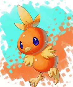 Torchic Pokemon Anime Diamond Painting