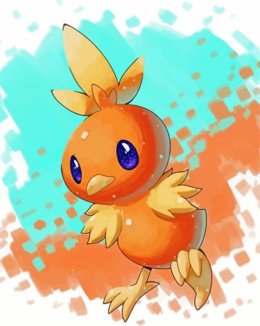 Torchic Pokemon Anime Diamond Painting