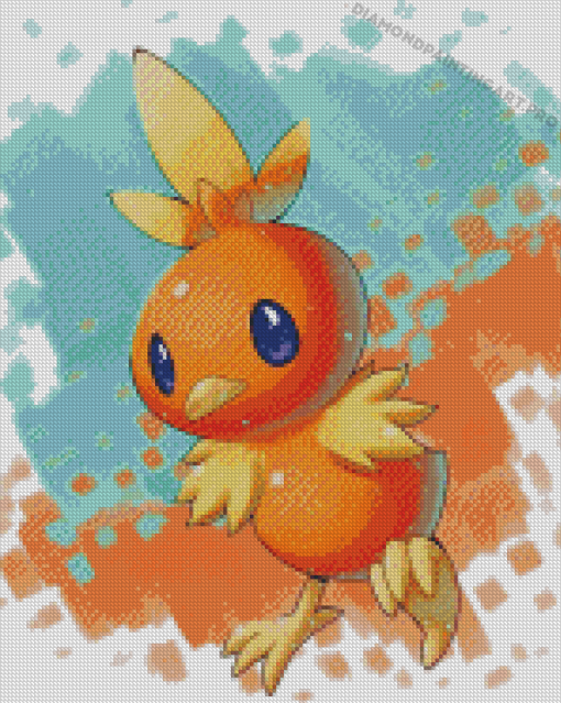 Torchic Pokemon Anime Diamond Painting