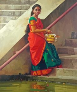 Traditional Girl Diamond Painting