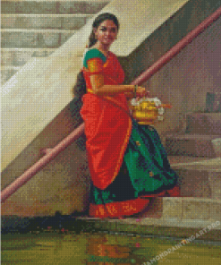 Traditional Girl Diamond Painting