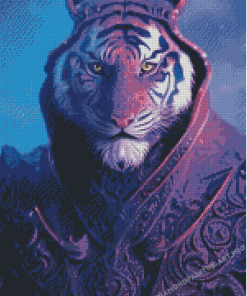 Warrior Tiger Diamond Painting