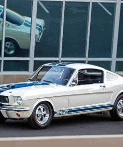 White Shelby Gt 350 Diamond Painting