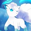 White Vulpix Diamond Painting