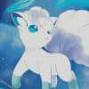 White Vulpix Diamond Painting