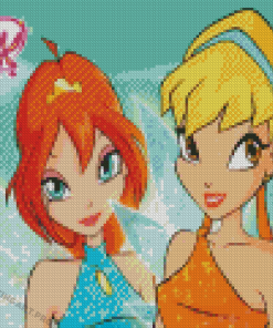 Winx Club Characters Poster Diamond Painting