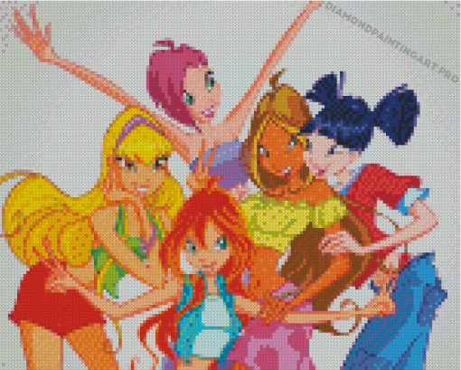 Winx Club Girls Diamond Painting