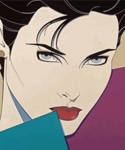 Woman Face Patrick Nagel Diamond Painting