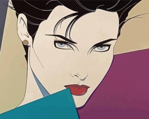 Woman Face Patrick Nagel Diamond Painting