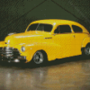 Yellow 1947 Chevy Fleetline Diamond Painting