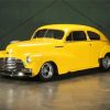 Yellow 1947 Chevy Fleetline Diamond Painting